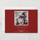 Peace on Earth Holiday Photo Card シーズンカード (裏面)