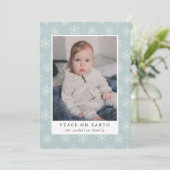 Peace On Earth Iceブルースノーフレーク3写真 シーズンカード (スタンド正面)