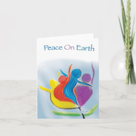 Peace on Earth notecard絵画、by Brad Hines シーズンカード