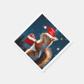 Peace on Earth Paper Party Napkins スタンダードカクテルナプキン (角)