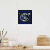 Peace on Earth poster ポスター (キッチン)