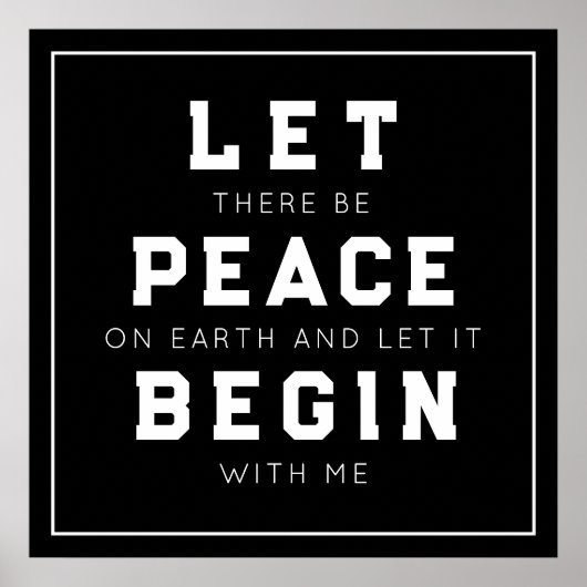 Peace On Earth Poster ポスター (正面)