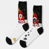 PEACE ON EARTH Rough Chowクルーソックス ソックス (左)