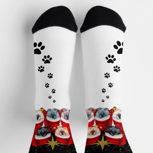 PEACE ON EARTH Rough Chowクルーソックス ソックス (上部)