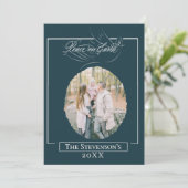 Peace On Earth Script Holiday Card シーズンカード (スタンド正面)