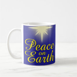 Peace on Earth Starクリスマスマグカップ コーヒーマグカップ