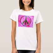 ...peace...original art by healingcolors... tシャツ (正面)