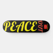 PEACE OUT スケートボード (横)