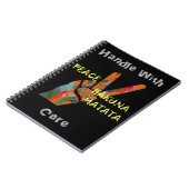 Peace Out：ハクナ・マタタ・ビベス徴候 ノートブック (左側)