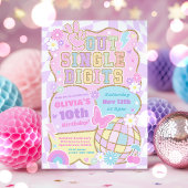 Peace Out 独身の Digitsバ名門私立校風のラス誕生日 招待状