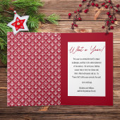 Peace Out 2023 What A Year 3フォトコラージュ – 赤 シーズンカード