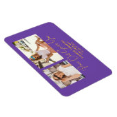 Peace Out 2 Photo 2022卒業のお知らせPurple マグネット (右側)