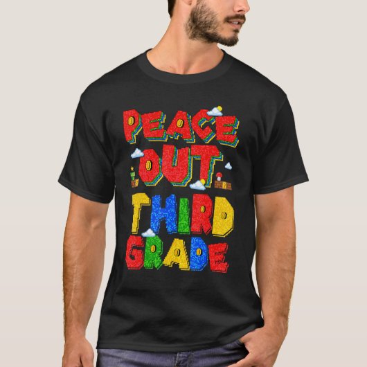 Peace Out 3年生さよなら3年生Hello Summ Tシャツ (正面)