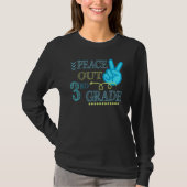 Peace Out 3Grade End Of School先生St Tシャツ (正面)