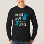 Peace Out 3rd Grade Boys Third Grade Graduation Tシャツ (正面)