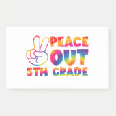 Peace Out 5年生絞り染め最終日5年生 ポストイット (正面)