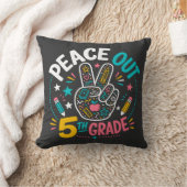 Peace Out 5年生 | 2026年度卒業 クッション (ブランケット)