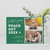 Peace Out Goodbye 2024 Happy New Year 2写真 シーズンカード (スタンド正面)