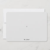 Peace Out Maroon Tassel Covid写真卒業 案内状 (裏面)