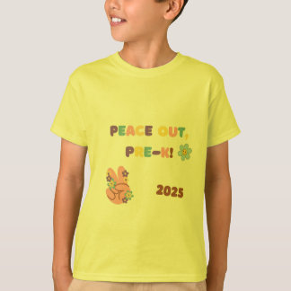 Peace Out Pre-K卒業シャツ！ Tシャツ
