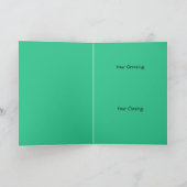 Peace Out Rainbowグリーティングカード カード (内部)