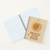 Peace Over Pain Journal – Mindfulness and Self-Lov ノートブック (内部)