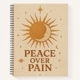 Peace Over Pain Journal – Mindfulness and Self-Lov ノートブック