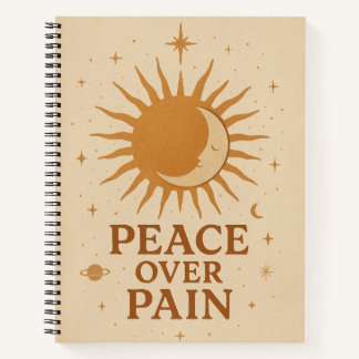 Peace Over Pain Journal – Mindfulness and Self-Lov ノートブック