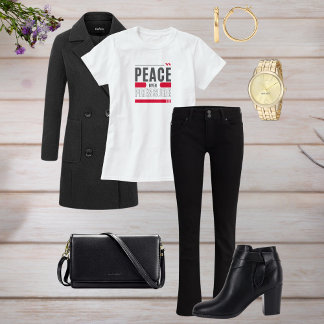 Peace Over Pressure Motivational Quote Design スウェットシャツ