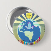 Peace Over The World Sony ATV Lyrics 缶バッジ (正面&裏面)