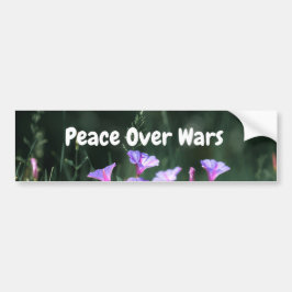 Peace Over Wars バンパーステッカー