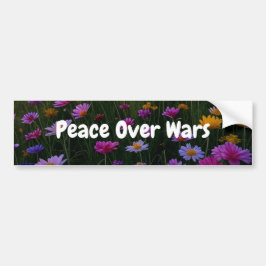 Peace Over Wars バンパーステッカー
