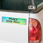 Peace over Wars Bumper Sticker バンパーステッカー (トラック上)
