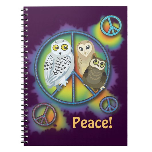 Peace Owl～notebook ノートブック (正面)