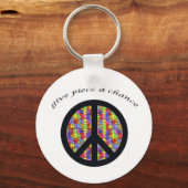 peace_peace キーホルダー (正面)