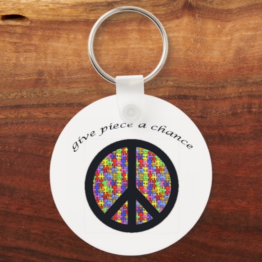 peace_peace キーホルダー (正面)