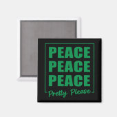 Peace Peace Peace Pretty Please マグネット (正面/裏面)