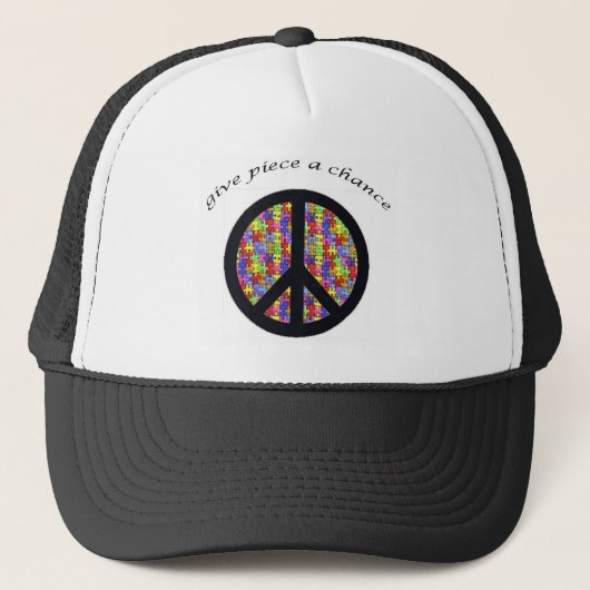 peace_piece キャップ (正面)