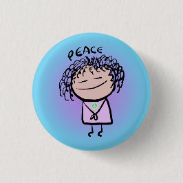 Peace Pin by Mepeople 缶バッジ
