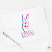 Peace Pleaseスタンプ スクエアシール (封筒)