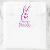 Peace Pleaseスタンプ スクエアシール (バッグ)