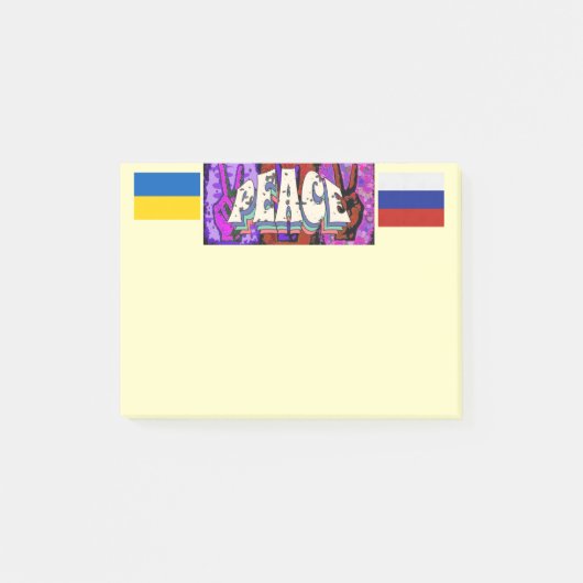 Peace Post-It Notes ポストイット (正面)