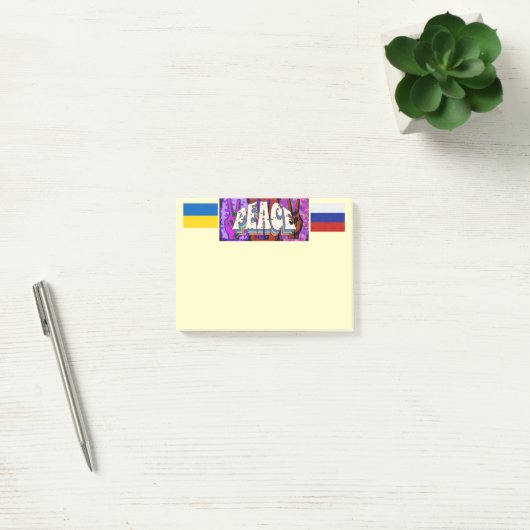 Peace Post-It Notes ポストイット (オフィス)