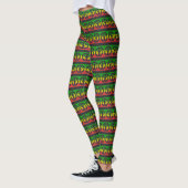 Peace Power - Rasta Freedom - Reggae Yoga Leggings レギンス (左)