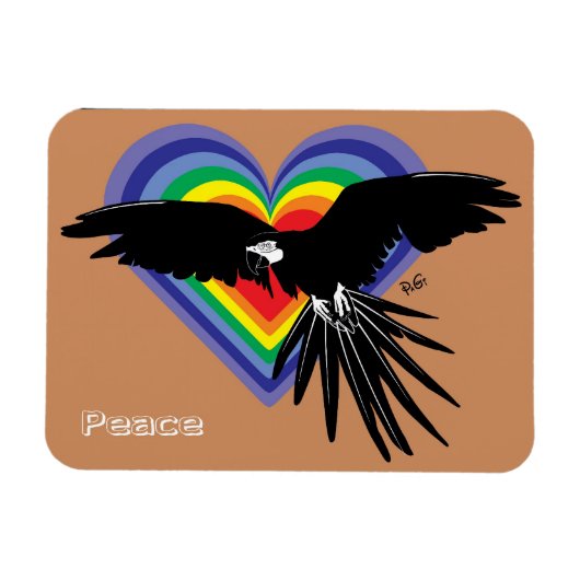 Peace Premium Flexiマグネット マグネット (横)