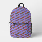 Peace Printed Backpack プリントバックパック (正面)