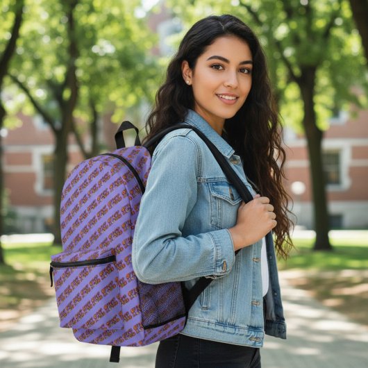 Peace Printed Backpack プリントバックパック