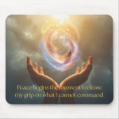 Peace Quote Mousepad マウスパッド (正面)