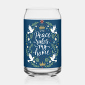 Peace Rules My Home ガラス缶 (正面)