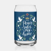 Peace Rules My Home ガラス缶 (裏面)